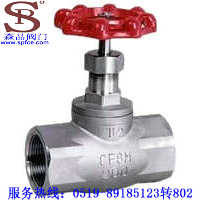 J11W-16P美標內螺紋截止閥 SPJ11W-16P內螺紋截止閥